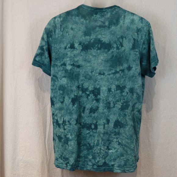 Junk food Tie Dye Blue Saying Tshirt Quit Your Day Job Med - Picture 9 of 13